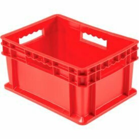 AKRO-MILS GEC&#153; Solid Straight Wall Container, 15-3/4"Lx11-3/4"Wx8-1/4"H, Red 37288RED
